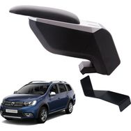 3 Tıkla Dacia Logan Mcv 2021 Delmesiz Çelik Ayaklı Gri-Siyah Kolçak
