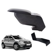 3 Tıkla Dacia Sandero Stepway 2013 Siyah Delmesiz Çelik Ayaklı Kol Dayama Kolçak