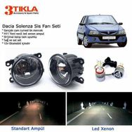 3 Tıkla Dacia Solenza Beyaz LED Xenon Sis Farı Seti