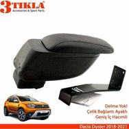 3 Tıkla Duster 2018-2020 Geniş Hacimli Delmesiz Çelik Ayaklı Kol Dayama Kolçak