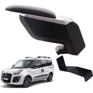 3 Tıkla Fiat Doblo 2012 Delmesiz Çelik Ayaklı Gri-Siyah Kolçak