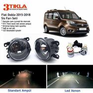 3 Tıkla Fiat Doblo 2015-2018 Beyaz LED Xenon Sis Farı Seti