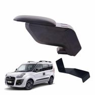 3 Tıkla Fiat Doblo 2015 Siyah Delmesiz Çelik Ayaklı Kol Dayama Kolçak