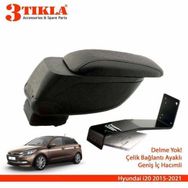 3 Tıkla Hyundai İ10 2013-2020 Geniş Hacimli Delmesiz Çelik Ayaklı Kolçak