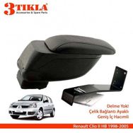 3 Tıkla Renault Clio Hb 1998-2005 Geniş Hacimli Delmesiz Çelik Ayaklı Kolçak