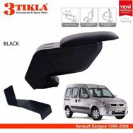 3 Tıkla Renault Kangoo 1999-2008 Siyah Delmesiz Çelik Ayaklı Kolçak