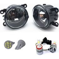 3 Tıkla Renault Megane HB 2004-2008 Beyaz LED Xenon Sis Farı Seti