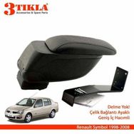 3 Tıkla Renault Symbol 1998-2008 Geniş Hacimli Delmesiz Çelik Ayaklı Kolçak