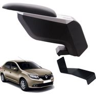 3 Tıkla Renault Symbol 2015 Delmesiz Çelik Ayaklı Gri-Siyah Kolçak