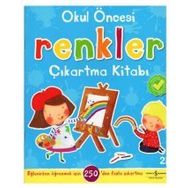 +3 Yaş Okul Öncesi Renkler Çıkartma Kitabı-İş Bankası Yayınları