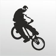 30 cm Bisiklet Folyo Sticker