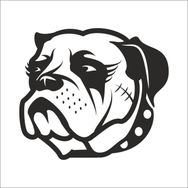 30 cm Buldok Köpek Folyo Sticker