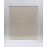 30 x 30 Yüksek Isıya Dayanıklı Şömine Kuzine Soba Camı 4 mm - Seramik Cam (Bal Rengi, Şeffaf)