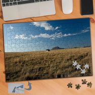 304 Doğadaki Minik Ev Manzara 240 Parça Puzzle Yapboz Tablo