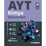 30'lu AYT Kimya Denemeleri Tudem Eğitim Yayınları