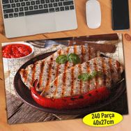 312661 Kırmızı Et ve Acı Biber Restoran 240 Parça Puzzle Yapboz