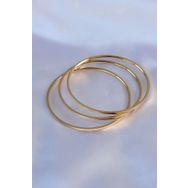 316L Çelik Gold Renk Ajda Model Kadın 60 mm Bilezik