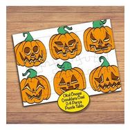 316PZ Halloween Balkabağı Kolyajı Çocuklara Özel Puzzle Yapboz Tablo