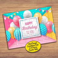 3196 Happy Birthday To You Çocuklara Özel Puzzle Yapboz Tablo