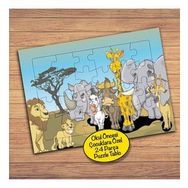 32476 Afrika Hayvanları Çocuklara Özel Puzzle Yapboz Tablo