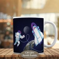 338167 Uzay Boşluğunda Astronot Kupa Bardak