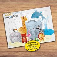 33948 Hayvan Arkadaşlar Çocuklara Özel Puzzle Yapboz Tablo