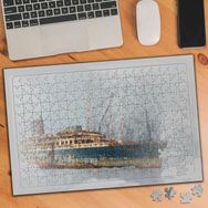 3401500 Buz Dağının Yanında Hurda Gemi 240 Parça Puzzle Yapboz