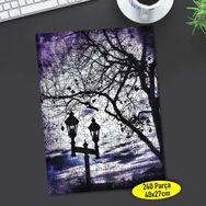 346838186 Kuru Ağaç Dalları Silüeti 240 Parça Puzzle Yapboz