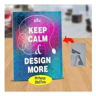 356 Keep Calm And Design. Yazılı 99 Parça Puzzle Yapboz Tablo