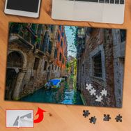 3671 İtalya Venedikte Sokak Arası 240 Parça Puzzle Yapboz Tablo