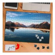 3678 Göl Kenarı Ve Dağ Manzarası 240 Parça Puzzle Yapboz Tablo