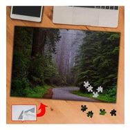 3741 Sık Ağaçlı Orman Yolu 240 Parça Puzzle Yapboz Tablo