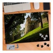 376 Yerden Çekim Kale Ağaçlar 240 Parça Puzzle Yapboz Tablo