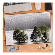 377 Ağaçlar Ve Kurak Zemin 240 Parça Puzzle Yapboz Tablo