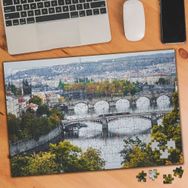 384943 Çek Cumhuriyeti Prag Göl 240 Parça Puzzle Yapboz