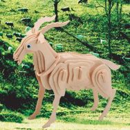 3D Ahşsap Keçi Puzzle