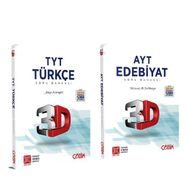 3d Yayınları 2 Kitap Tyt Türkçe ve Ayt Edebiyat Soru Bankası Seti