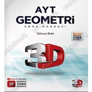 3D Yayınları 2023 AYT Geometri Tamamı Video Çözümlü Soru Bankası