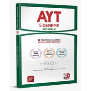 3D Yayınları AYT Eşit Ağırlık 5'li Paket Deneme-3D Yayınları