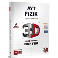3D Yayınları Ayt Fizik Video Destekli Defter