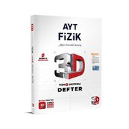 3D Yayınları Ayt Fizik Video Destekli Defter
