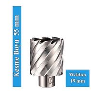3Keego SHC55 19x55 mm Hss Manyetik Matkap Ucu