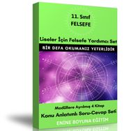 4 Kitap 11. Sınıf Felsefe Yardımcı Modüler Kitap Seti
