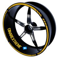 4 Parçalı Kesikli Jant Şeridi Sticker Reflektif & Floresan Renkler Çınar Extreme