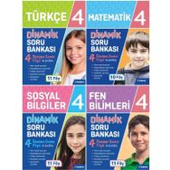 4. Sınıf 4'lü Dinamik Serisi Türkçe Matematik Sosyal Bilgiler Fen Soru Bankası - Tudem Yayınları