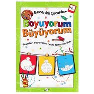 +4 Yaş Becerikli Çocuklar Boyuyorum Büyüyorum-Kukla Yayınları
