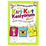 +4 Yaş Becerikli Çocuklar Kırt Kırt Kesiyorum-Kukla Yayınları
