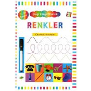 +4 Yaş Çizgi Çizgi Etkinlik Renkler-Kukla Yayınları