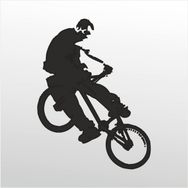 40 cm Bisiklet Folyo Sticker