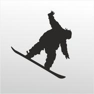 40 cm Kayakçı Folyo Sticker